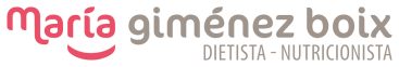 María Giménez i Boix – Dietista – Nutricionista – Valencia